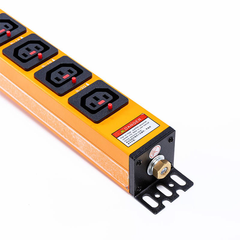 20 decursibus IEC C13 IEC C19 lockable Sockets 1U Hot swappable Testis Vertical RS485 Metered Rack PDU