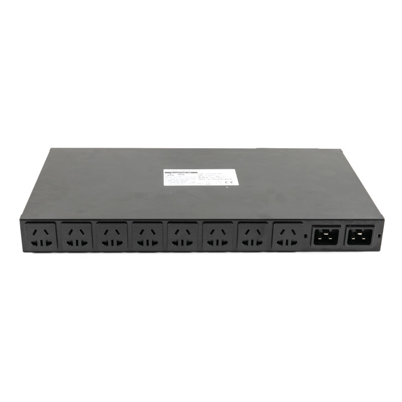 10-Outlet C20 Vertical TCP/IP Sensor eco Smart Rack Pdu 1U