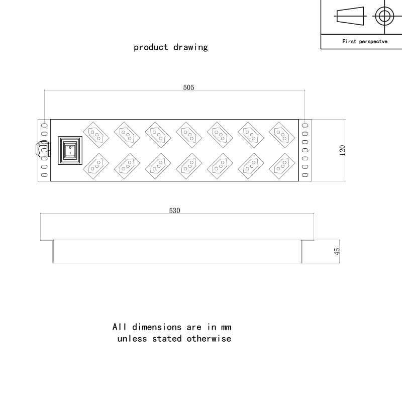 XIV-Exitus Helvetica Verticalis Switched Rack Pdu