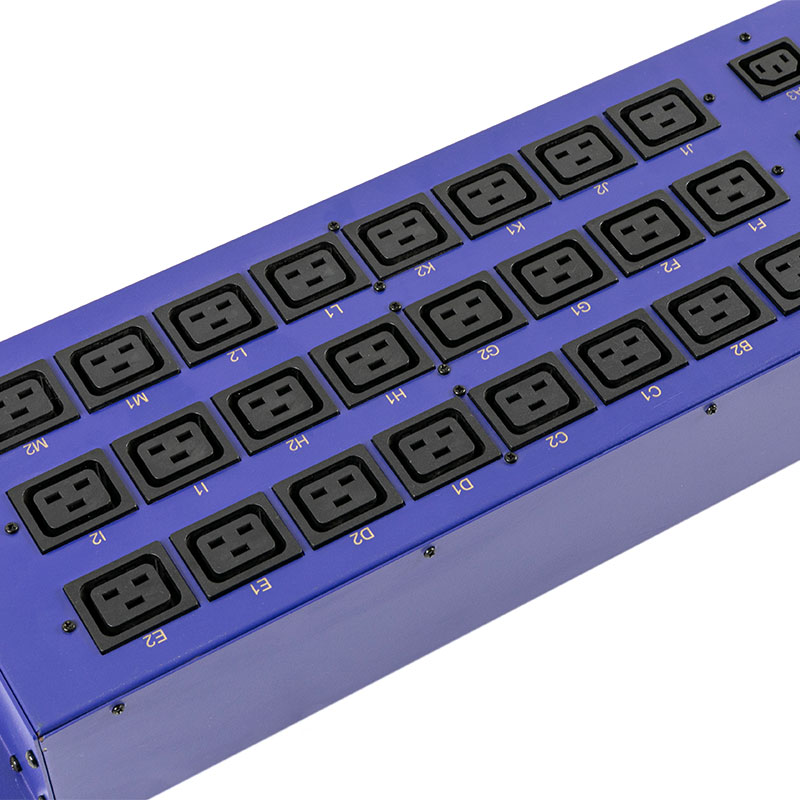 3-phase 27-Outlet C13 C19 Vertical Breaker Switched Pdu