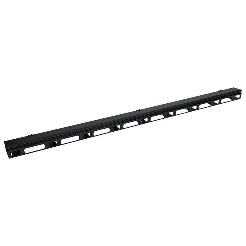 Vertical Rack Mount Cable Management Black For Cabinet