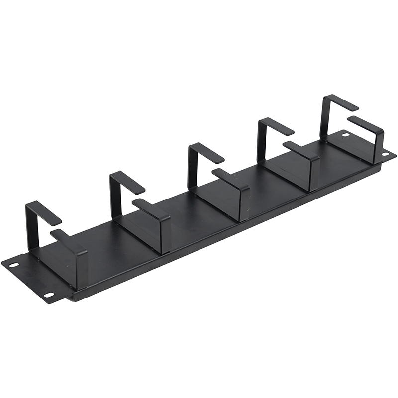 Horizontal Rack Mount Ring Metal Cable Management Bars