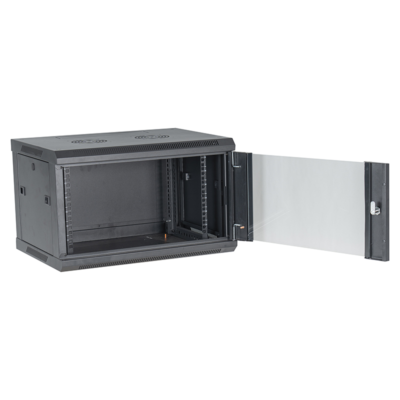 Network Data Wall Cabinet Black 600X450mm 6U