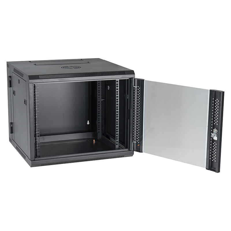 Network Data Wall Cabinet Black 600X600mm 9U