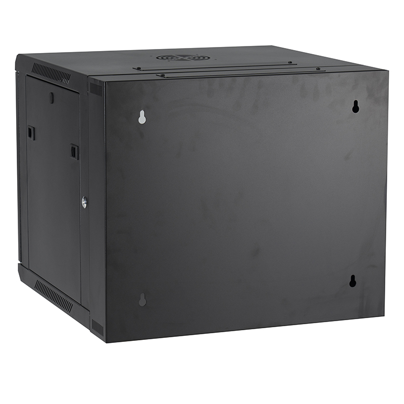 Network Data Wall Cabinet Black 600X600mm 9U