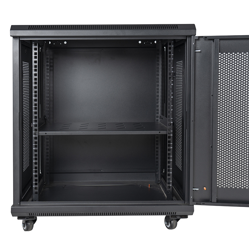 Network Data Wall Cabinet Black 600X450mm 12U