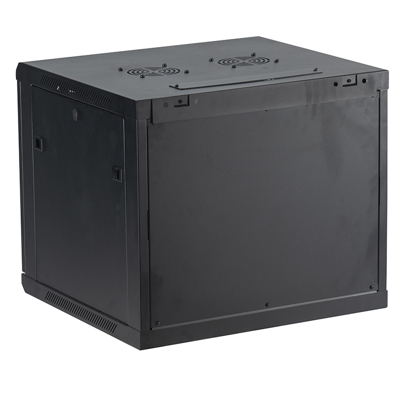 Network Data Wall Cabinet Black 600X600mm 9U